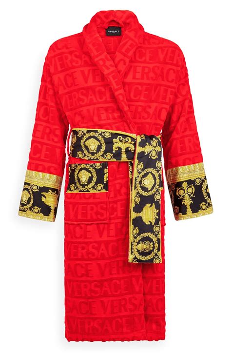 versace robe red|versace robe discount.